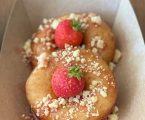 Freshly Cooked Sugar Donuts & Loaded Donuts with Topping