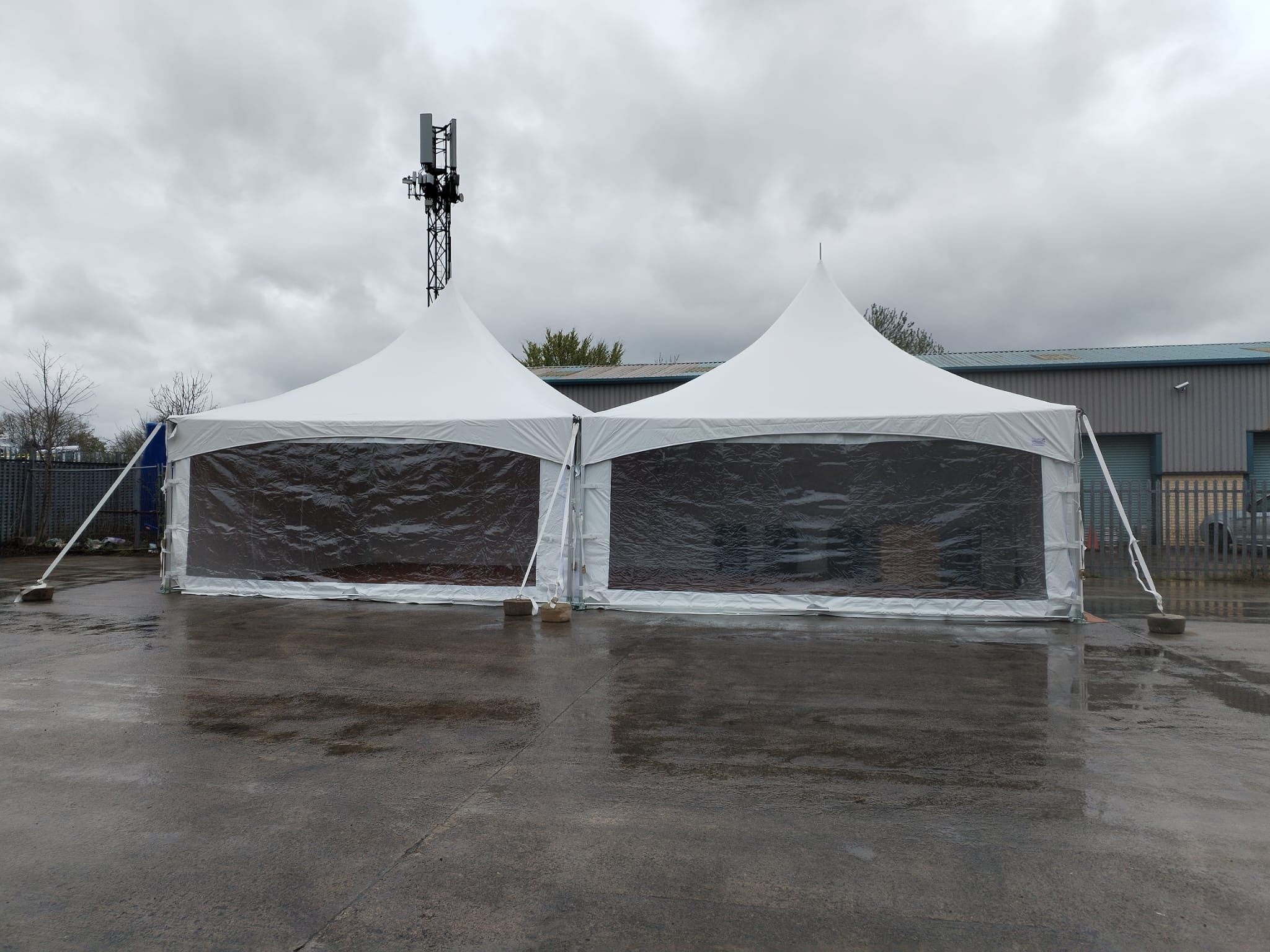 6m x 12m Stylish Pagoda Marquee