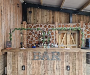 Perfect Pop-Up Rustic Bar Serves Your Favourite Beverages
