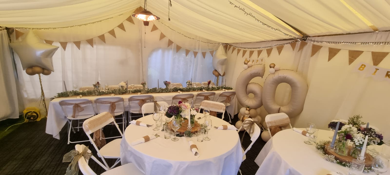 Beautiful & Sturdy 5x5m Marquee