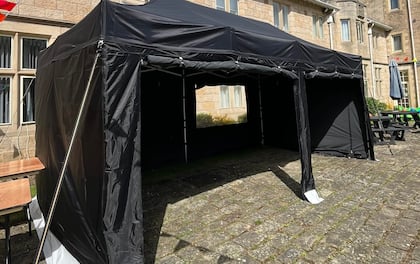 3m x 6m Black Party Tent Gazebo Marquee