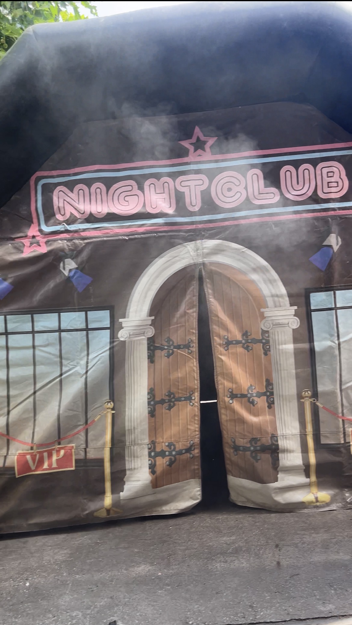 5m x 5m Inflatable Nightclub with Rave Lights & Speaker System