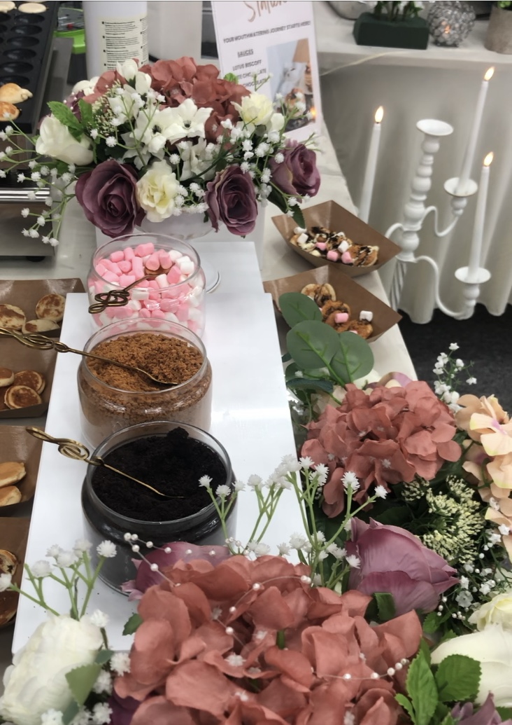 Delicious Hot Freshly Made Mini Dutch Pancakes & Waffles