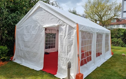 White tent hire sale