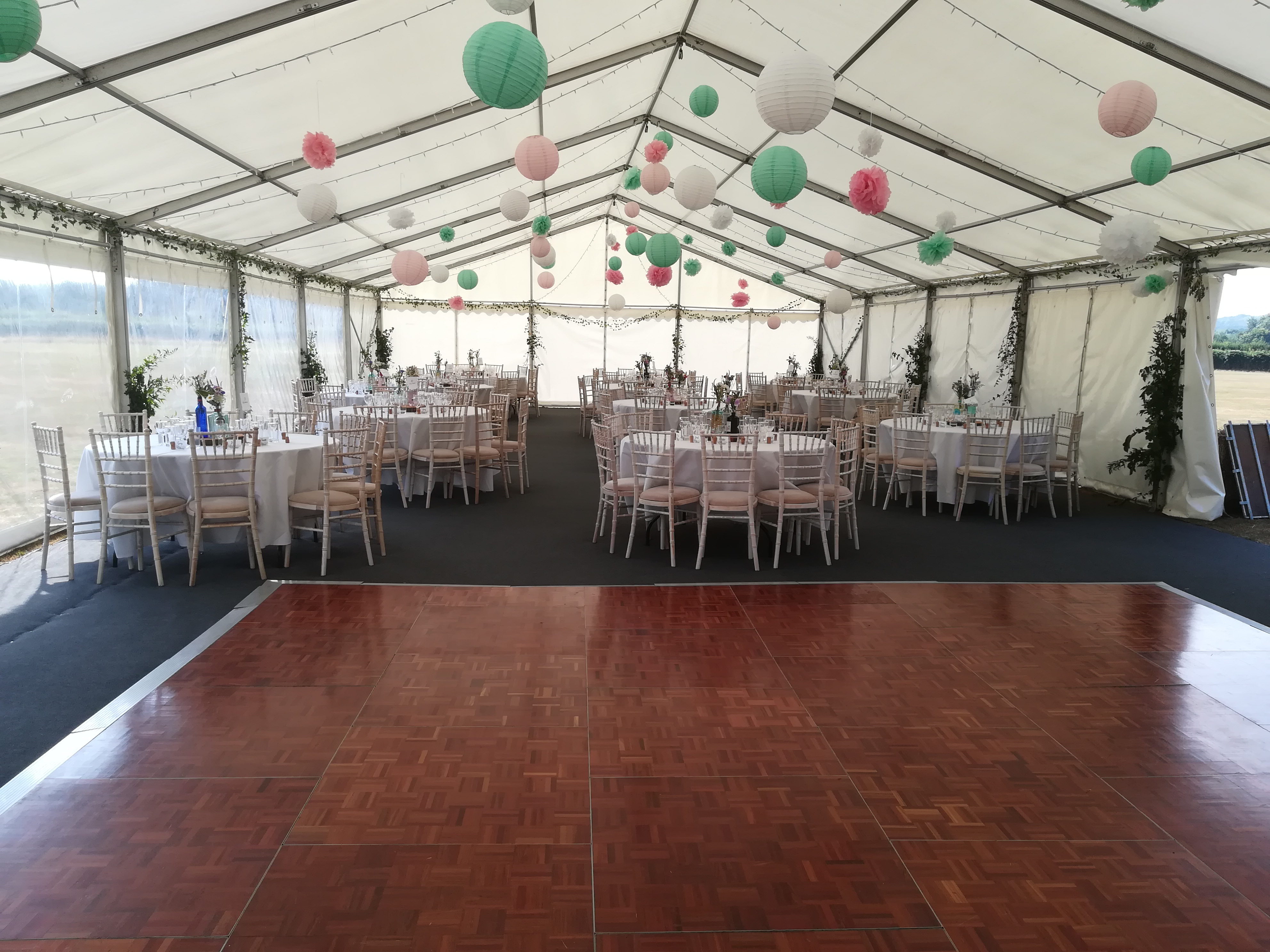 Create the Perfect Event Venue with Our 9m x 27m Marquee