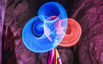 Showstopping Multi LED Hula Hoop Performance