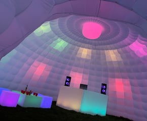 Premium Party Disco 8m x 8m Igloo Design Tent