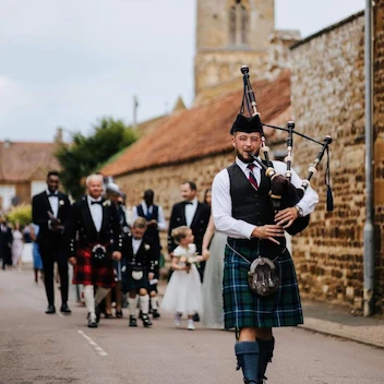 George Carney Bagpiper