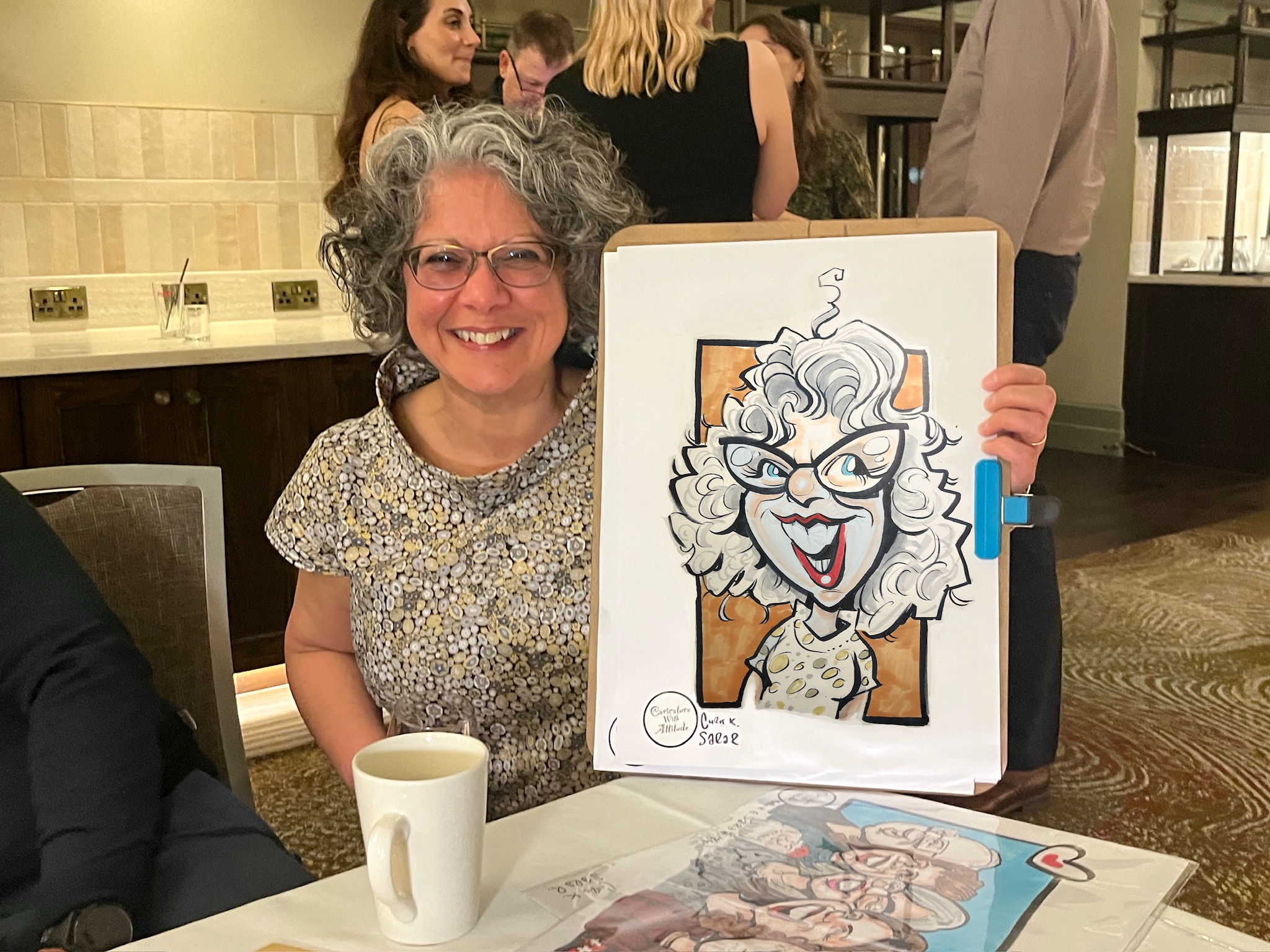 Masterful Duo Crafting Colourful Caricatures