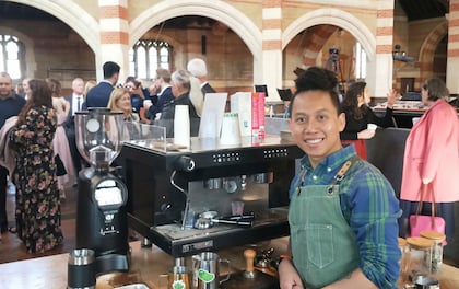 Coffee Cart Delivering Artisan Coffee Experience