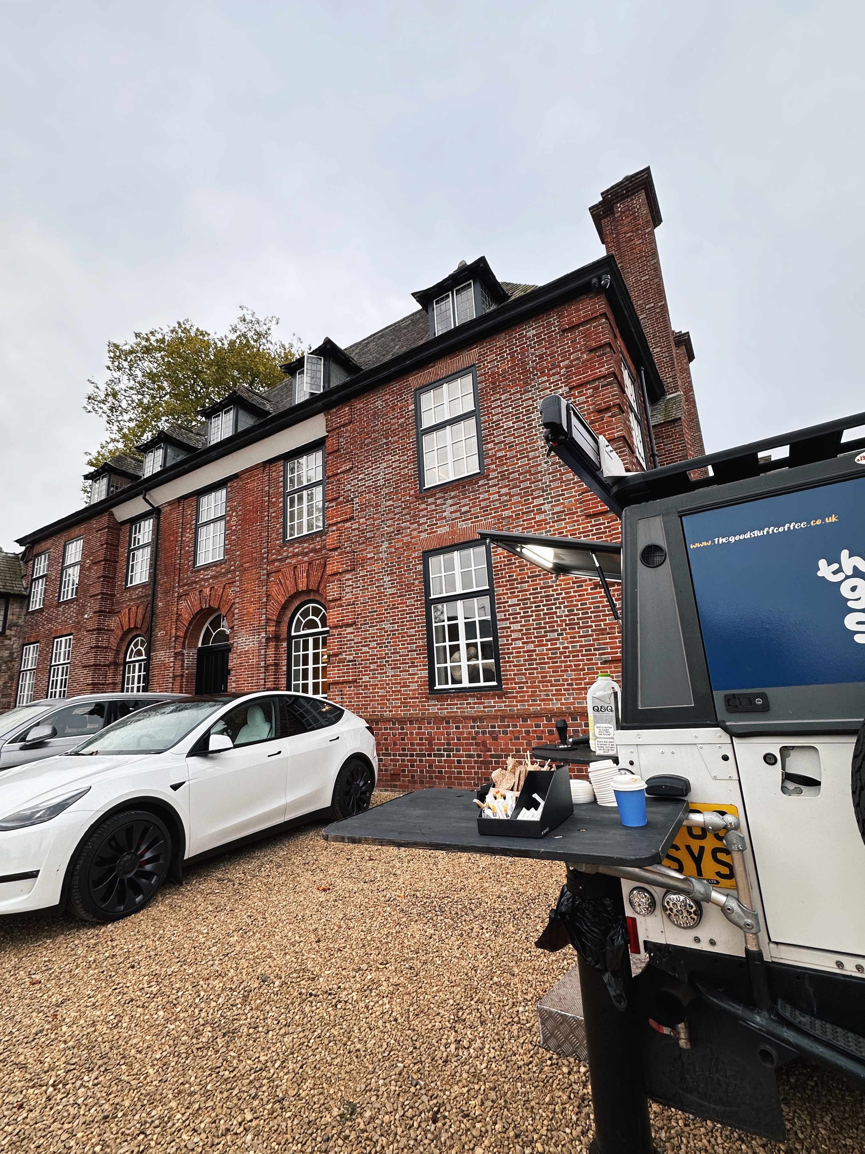 Off-Grid Classic Land Rover Defender Coffee Truck