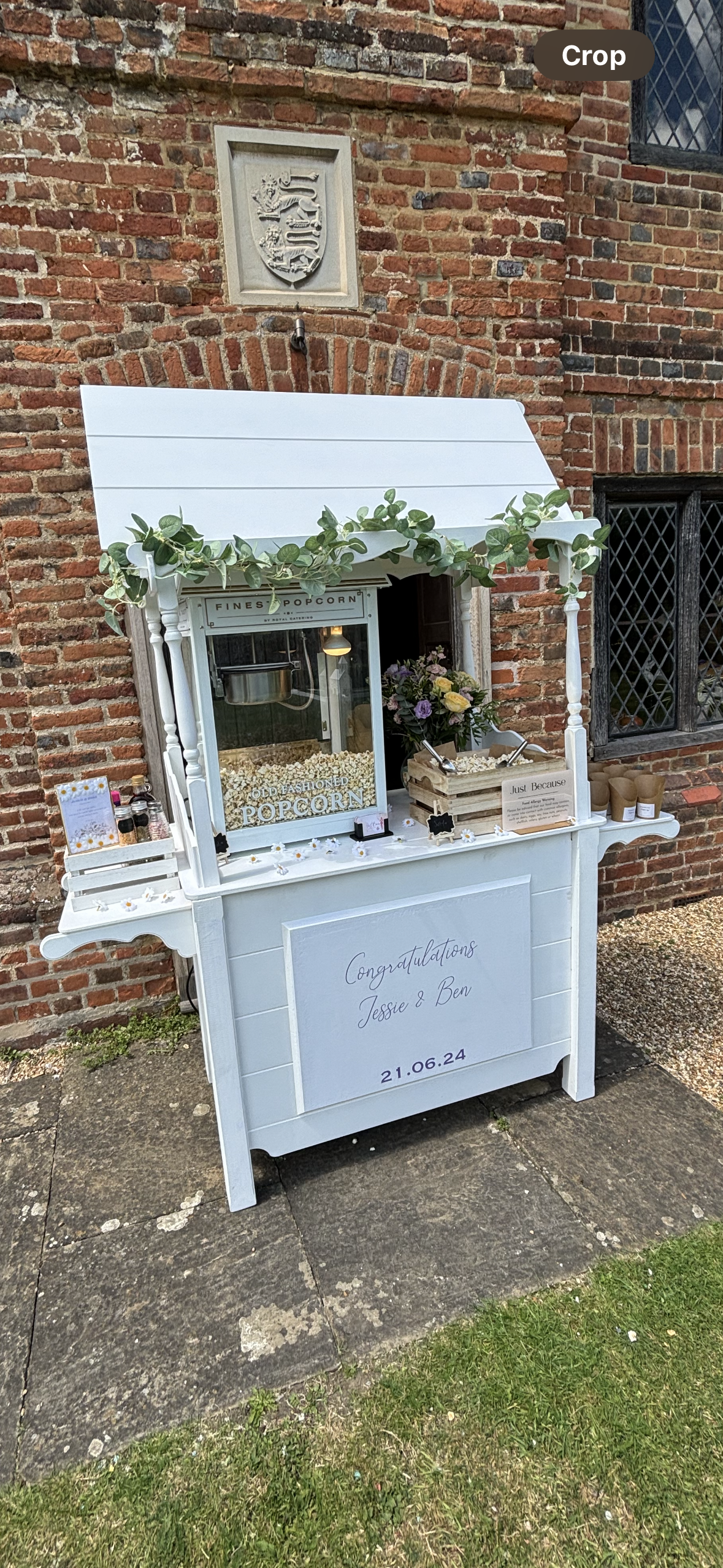 Freshly Cooked Popcorn with Toppings & Seasonings