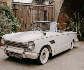 Turn Heads with 'Lottie' the 1968 Triumph Herald Convertible