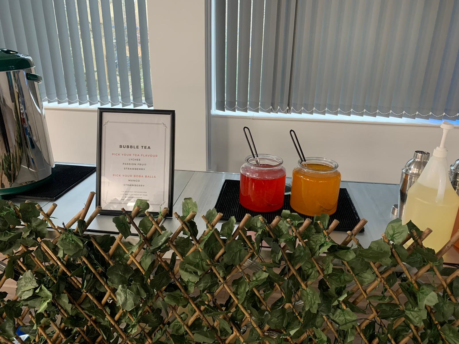 Bubble Tea Bar with Optional Branding