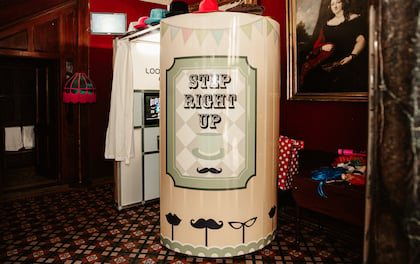 Enclosed Photo Booth with State-of-the-art Photographic Technology