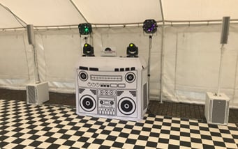 Our Bronze DJ Package! Check Extras for Weddings and more!