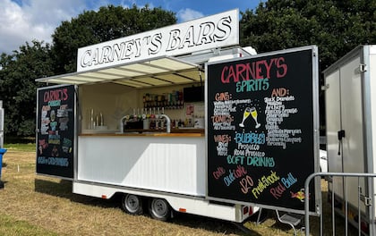 Fully Stocked High Output Newly Built Mobile Bar Trailer