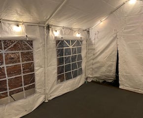 White 3m x 2m Marquee Party Tent