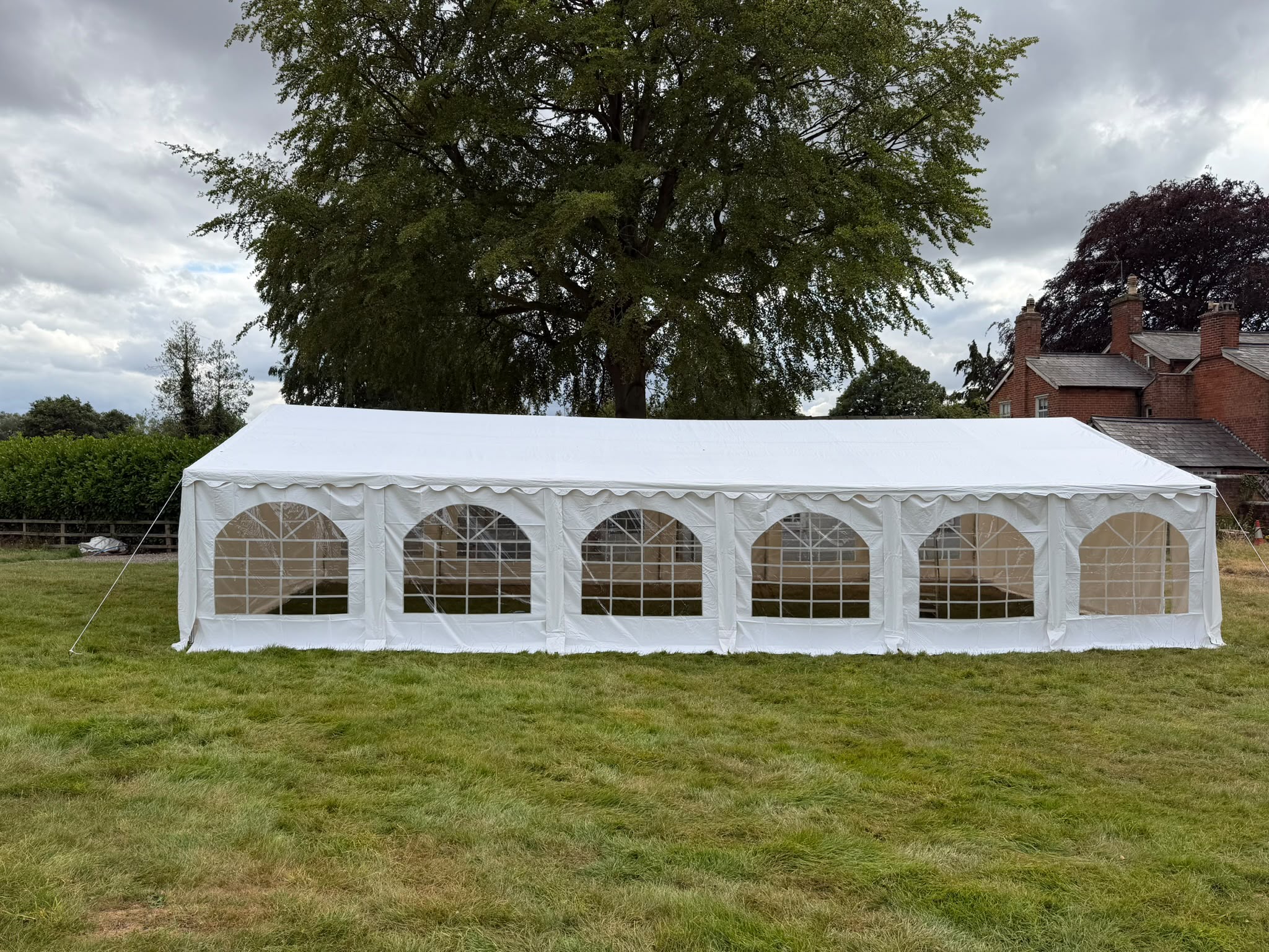6m x 12m White Marquee