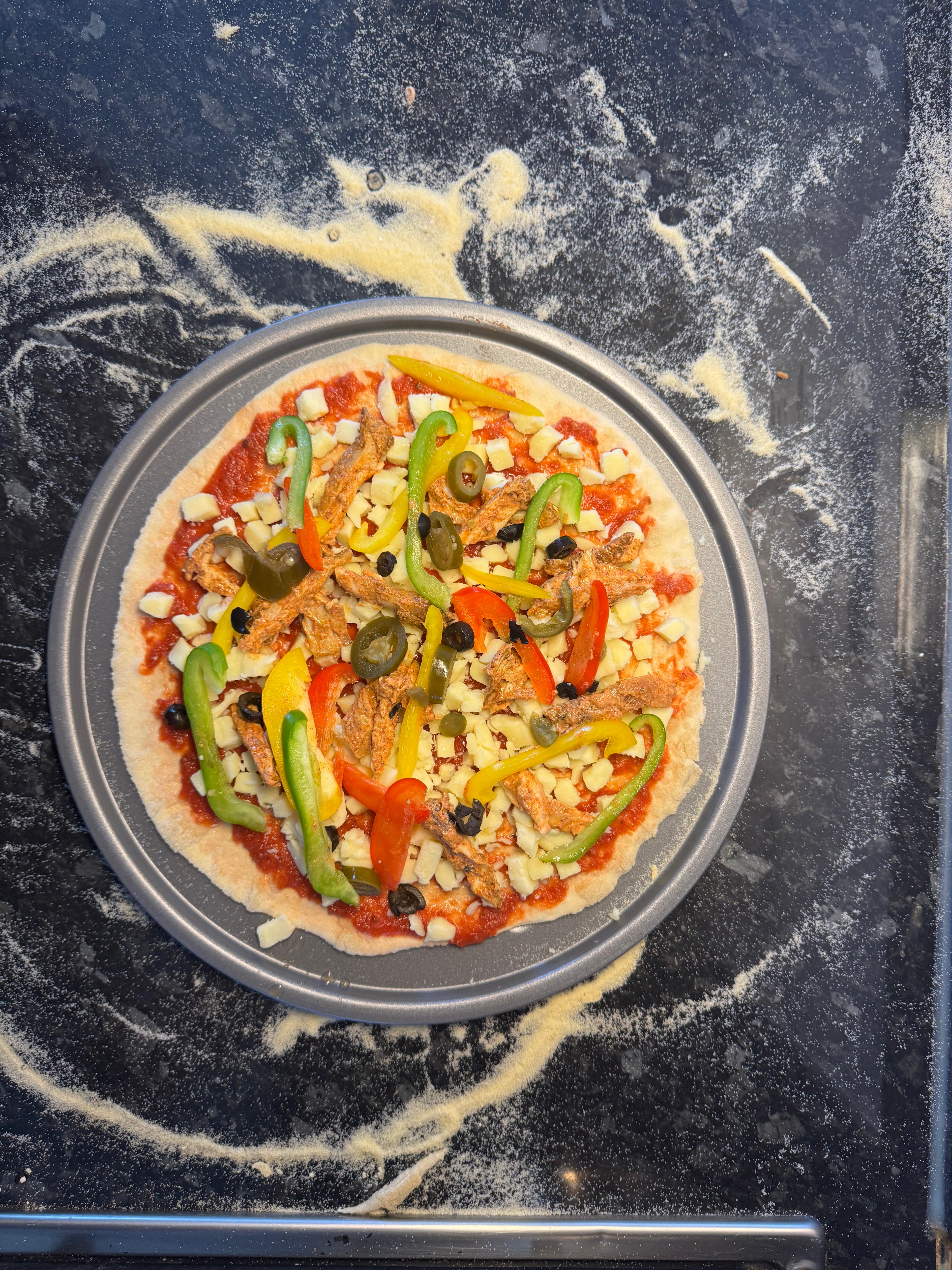 Wood-Fired Pizza with An Indian-Italian Fusion