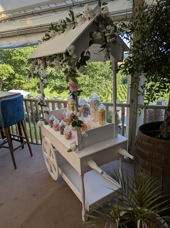 The Candy Cart: Fully Styled with Sweets & Staff