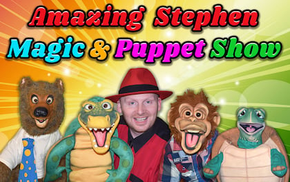 Magic & Puppet Show, Party Games & Balloon Animals!