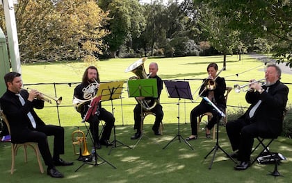 Brass Quintet 'All Brass' Brings Class & Extra Panache to Your Bash