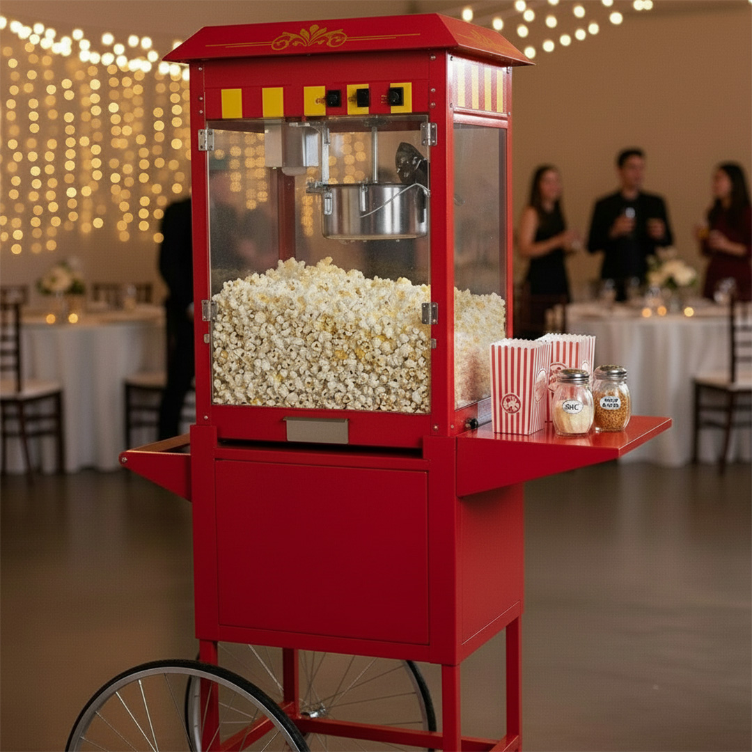 Popcorn Machine Hire for Weddings, Parties & Corporate Events