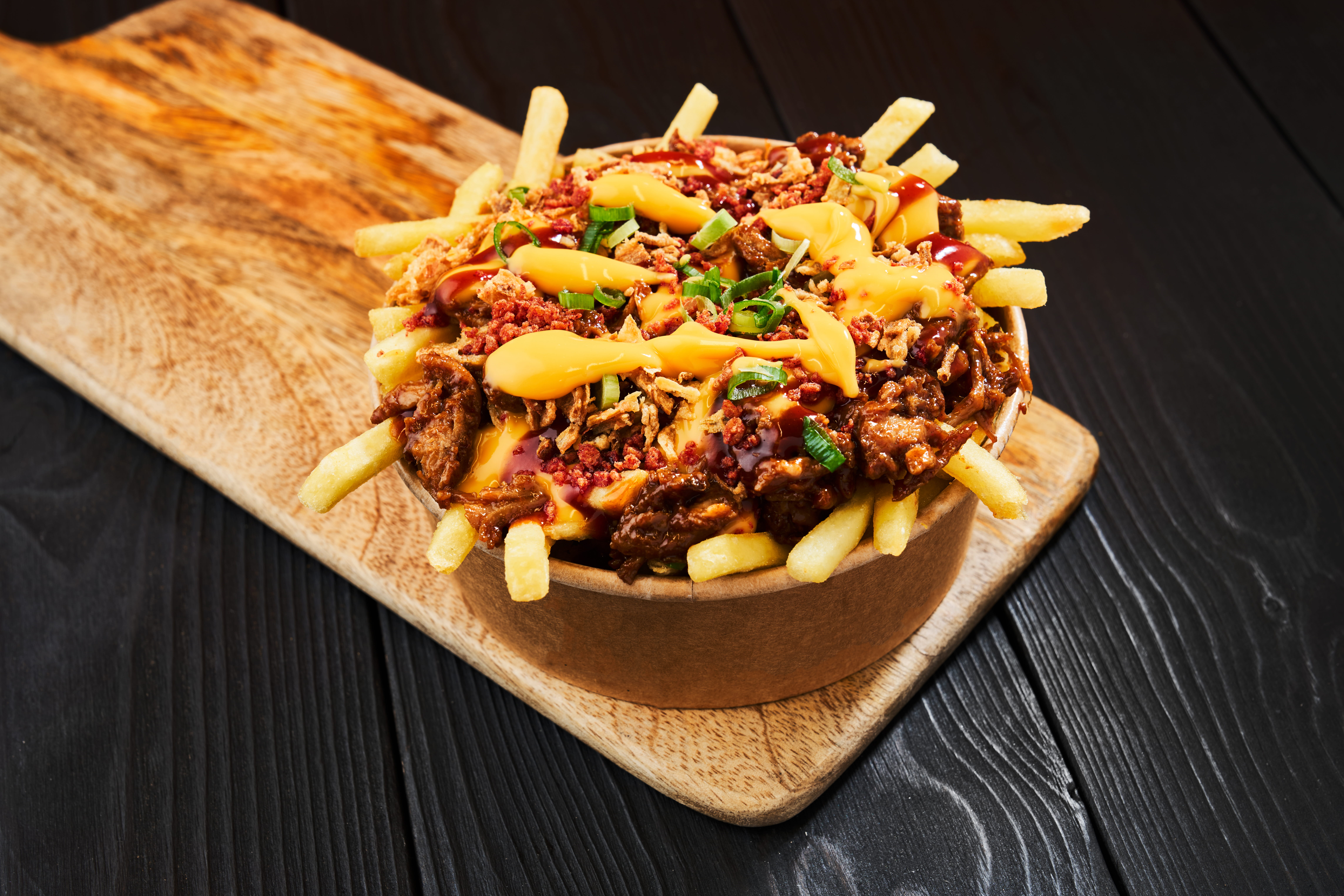Monster Truck Serving Gourmet Loaded Fries