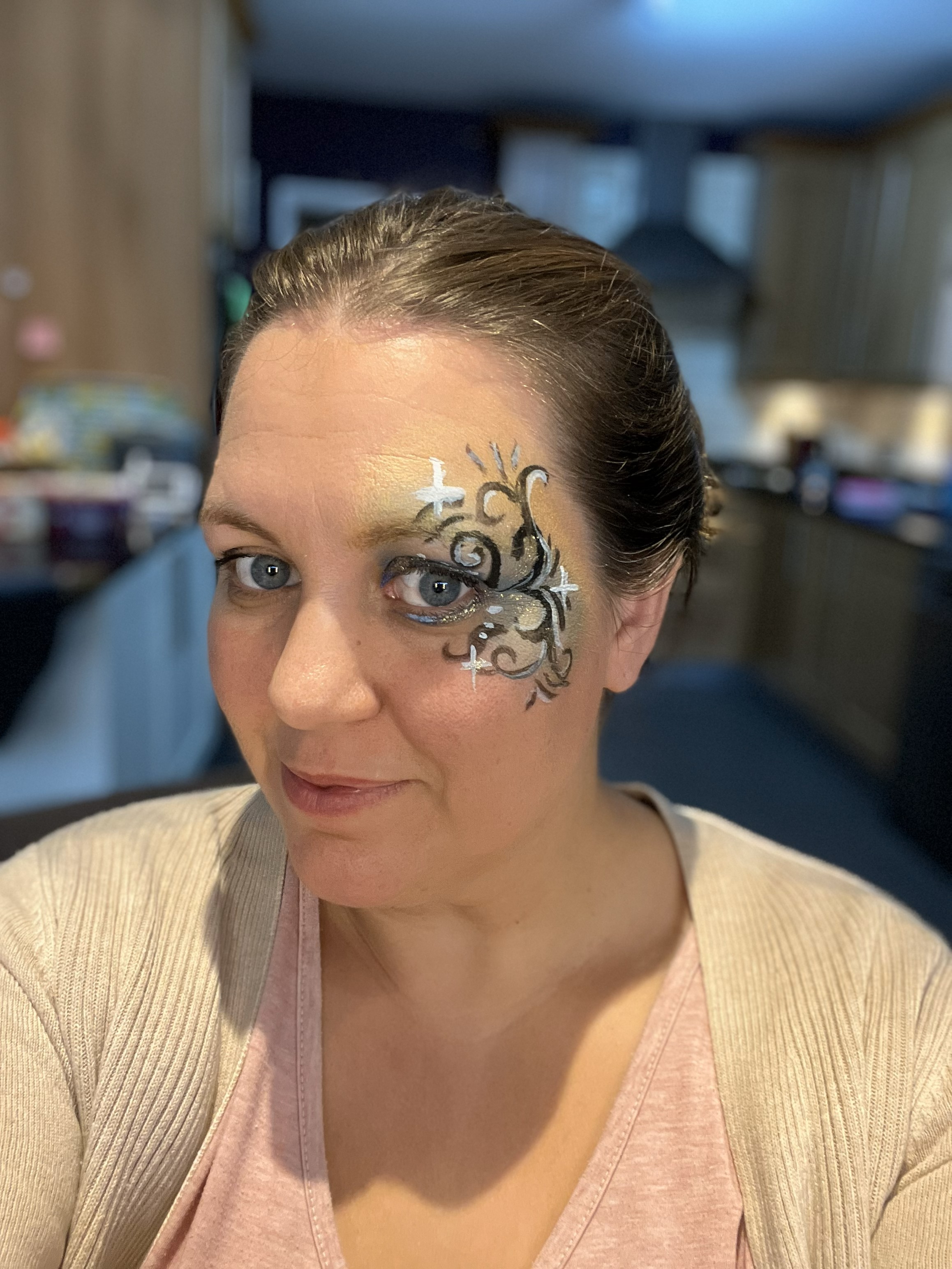 Colourful & Sparkly Face Painting