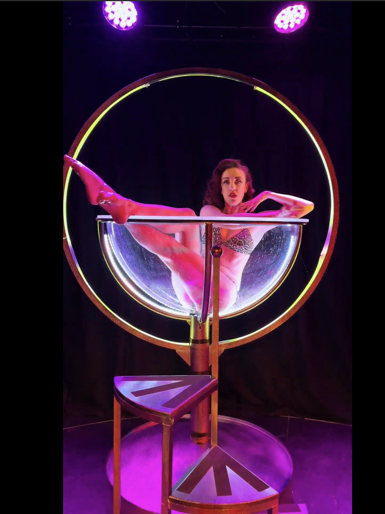 Elevate Your Event with Dazzling Martini Glass Performer