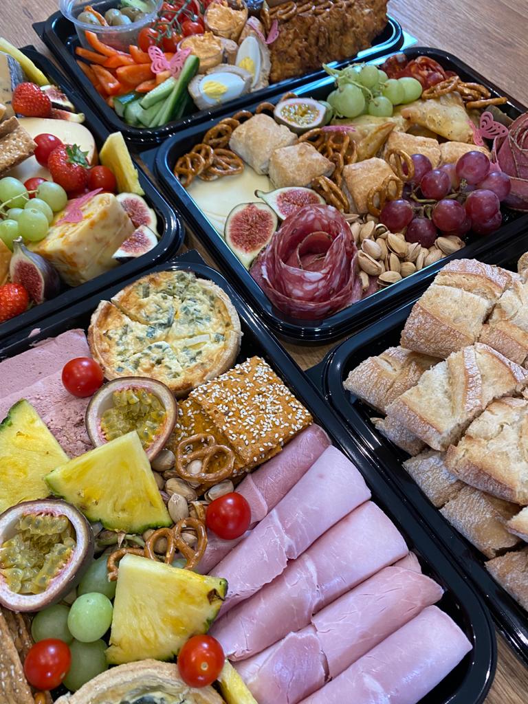 Grazing Platters with Wide Variety of Meats, Cheeses & Savoury Items