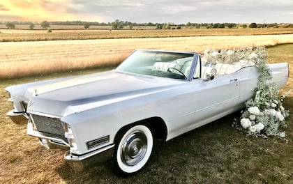 Wow Factor White Convertible Classic Cadillac