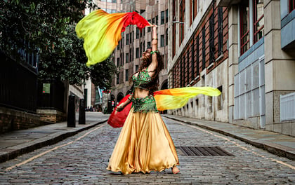 Stunning Mix of Bellydance & Bollywood with Exciting Costume Changes