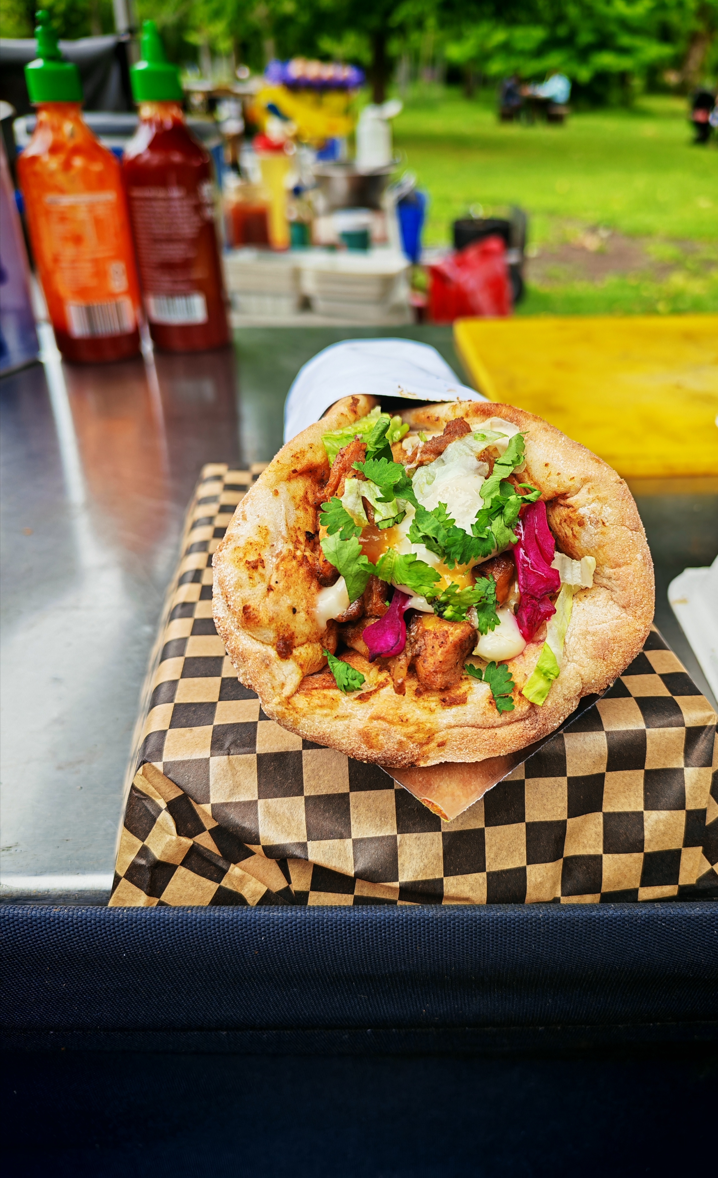 Indian Wrap In Pide Flatbreads