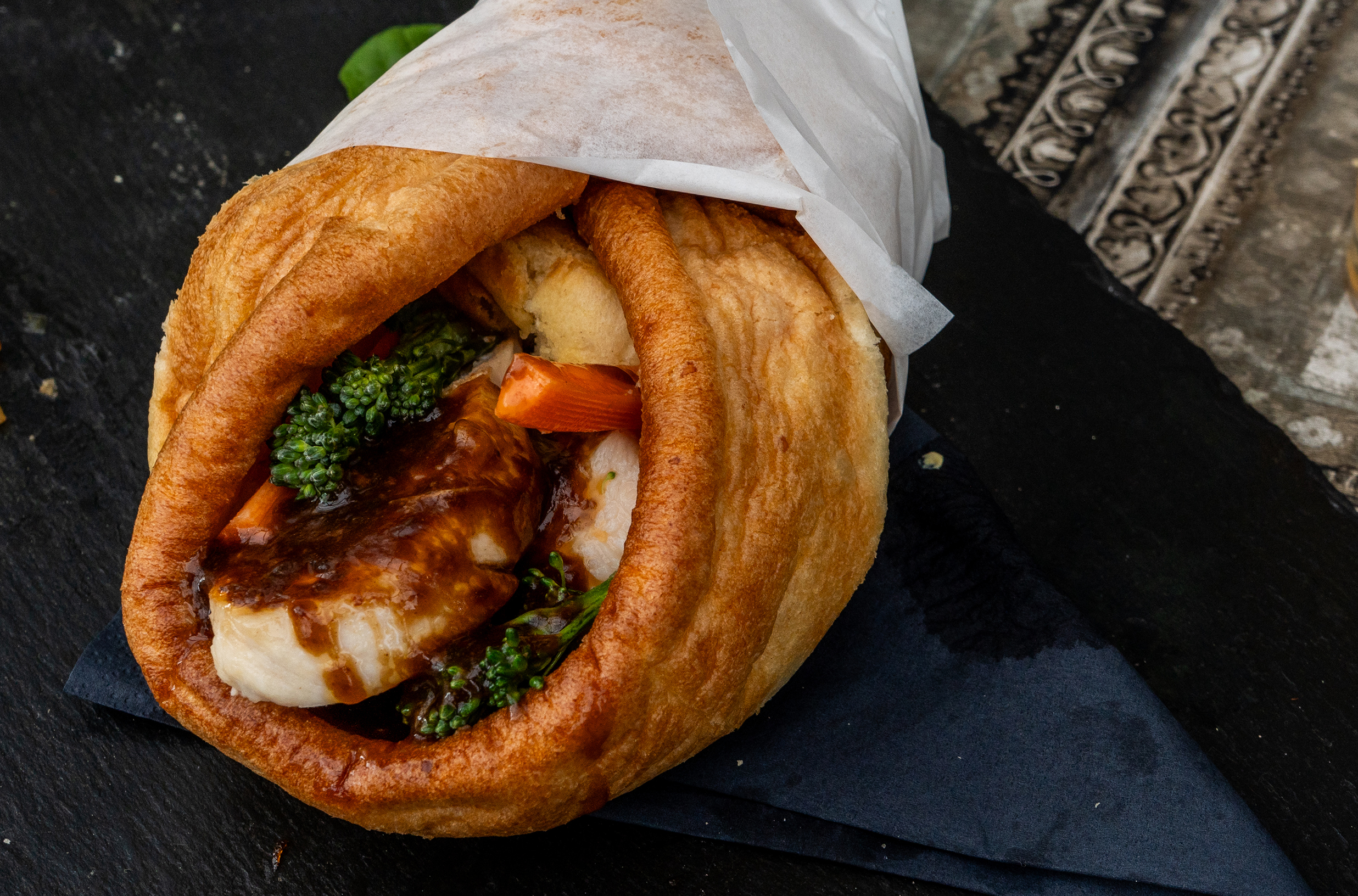 British Comfort Food: Yorkshire Pudding Wraps for Events