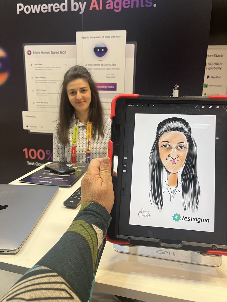 Real-Time Digital Caricatures + Optional Event TV Display