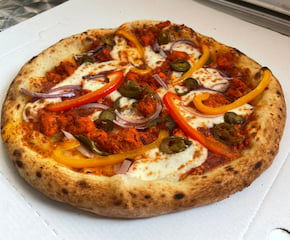 Wood Fired Pizzas with Locally Sourced Toppings