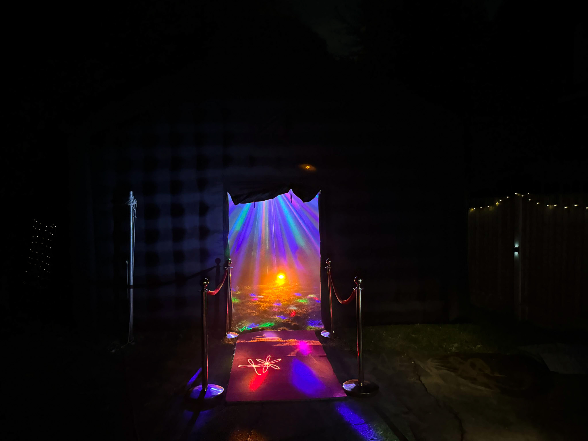 Black Inflatable Nightclub Party Tent