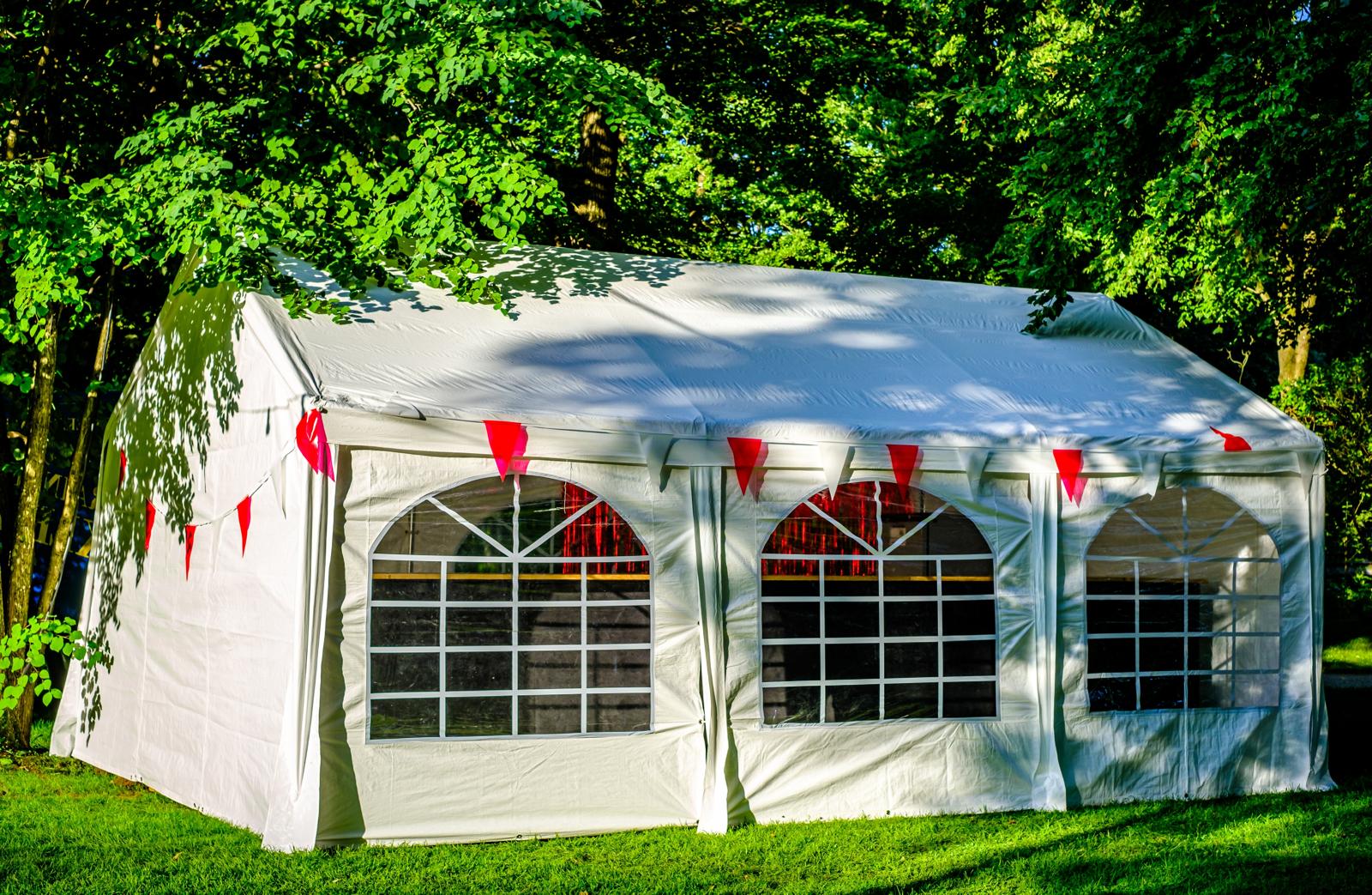 3m x 6m Gala Tent Ideal for Weddings & Gatherings
