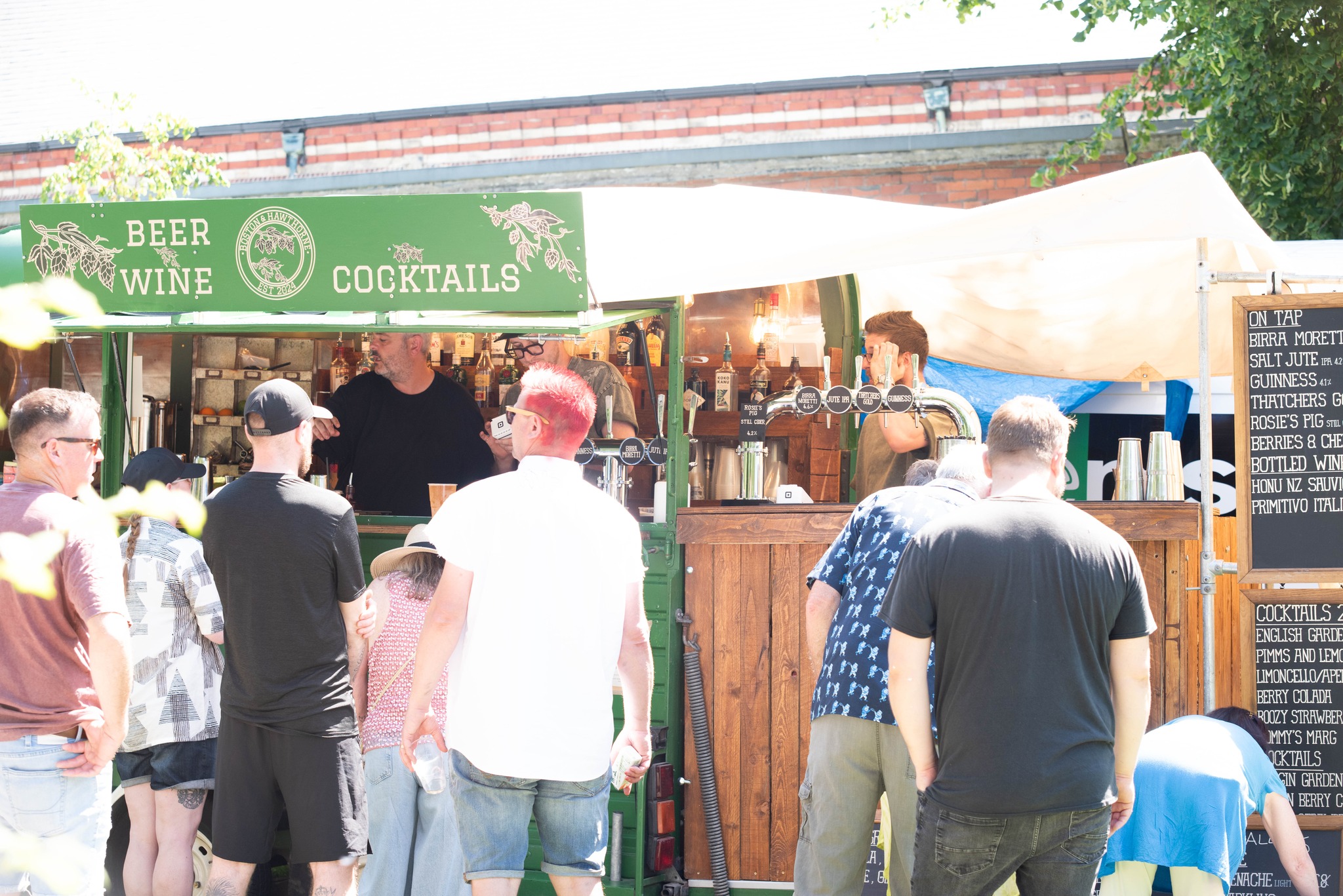 Vintage 70's Horsebox Bar Fully Stocked For Cocktail & Full Bar Service