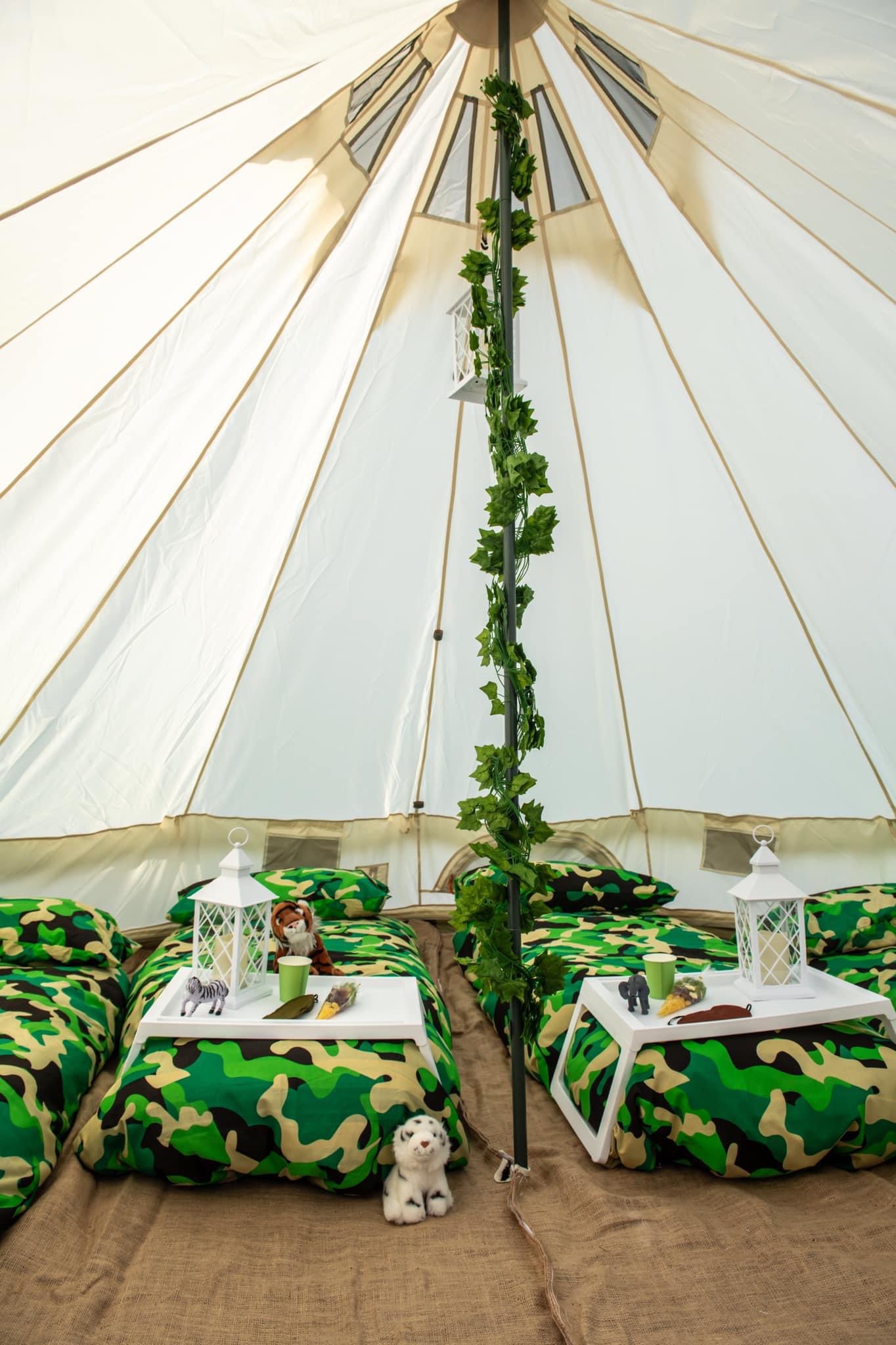 Cosy Garden Sleepovers in a Beautiful 4m Bell Tent