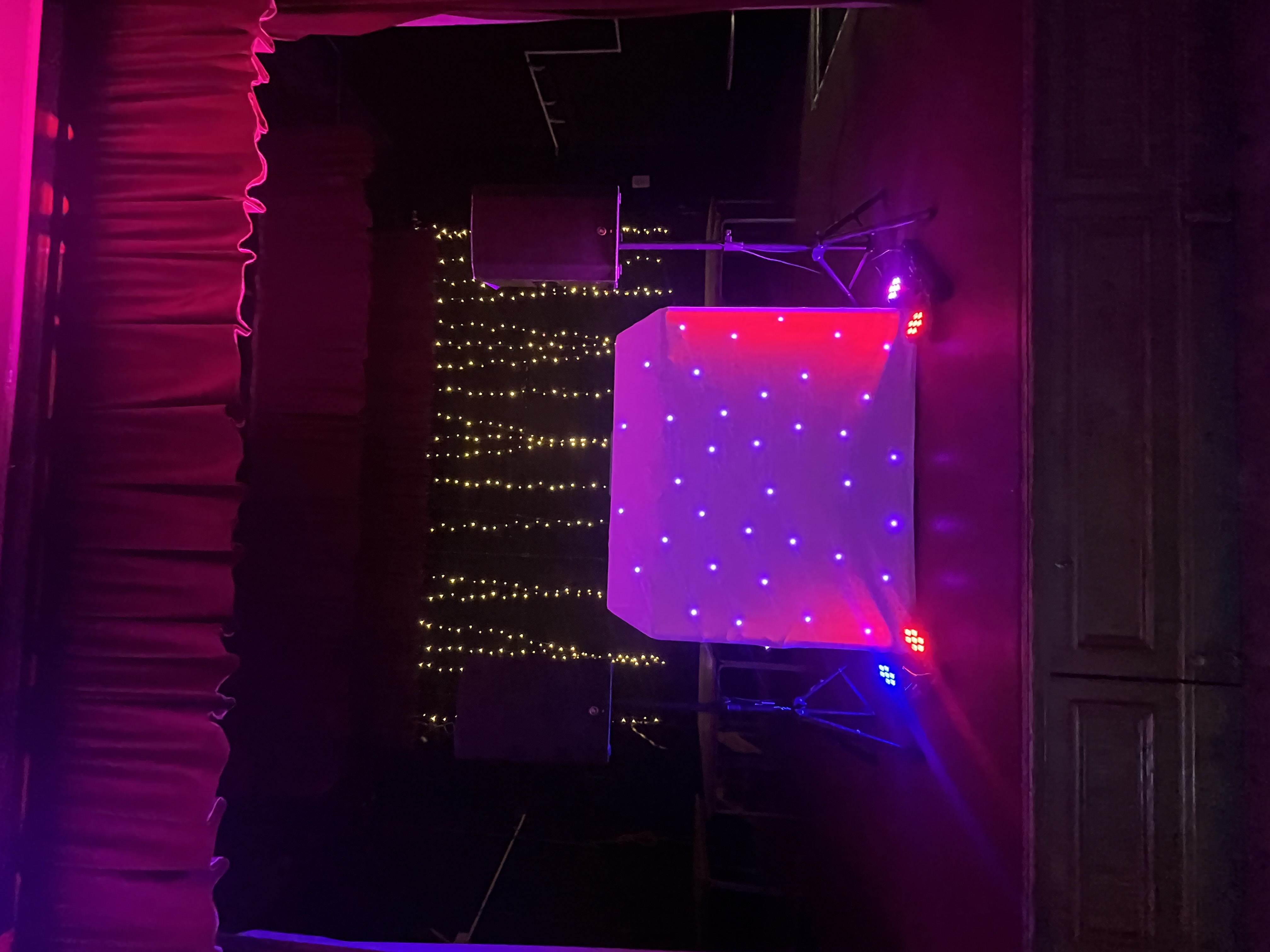 Party DJ With Disco Setup