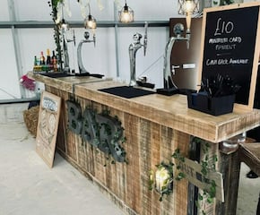 Sip and Unwind with All-Inclusive Rustic Pop-Up Bar