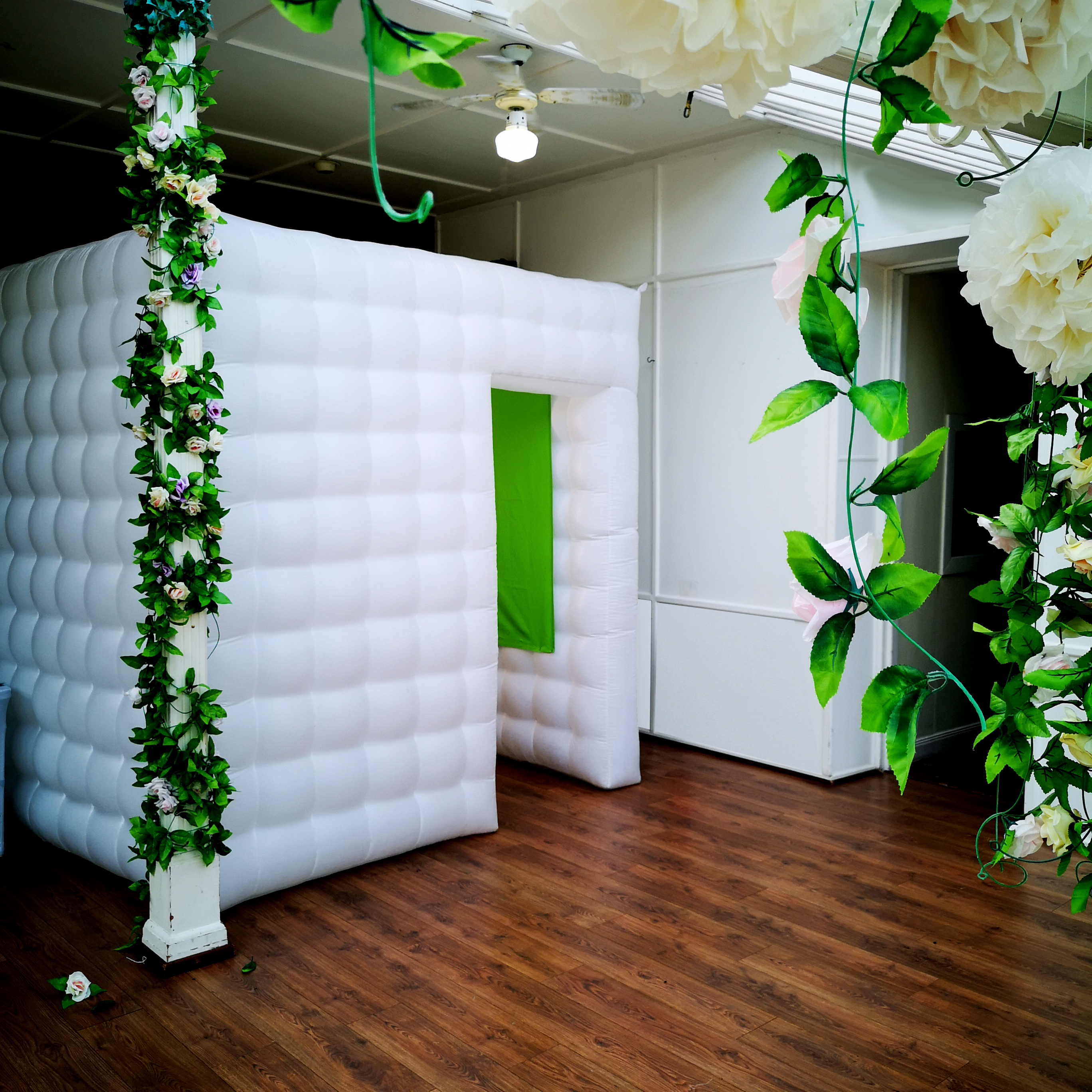LED Inflatable Photo Booth with Selfie Pod