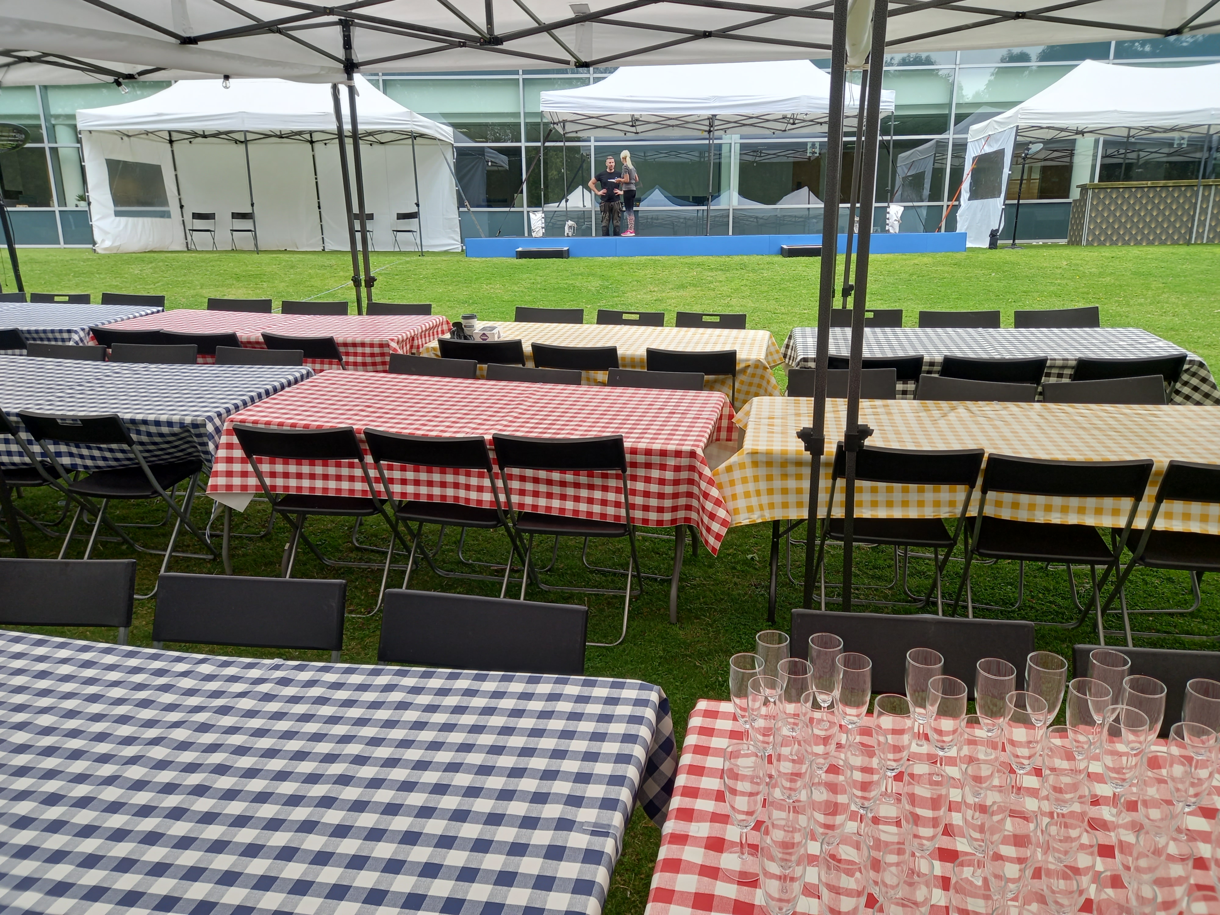 15m x 6m Mini Marquee with Sides & Ratchets