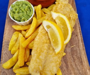 Traditional Fish & Chips from Vintage Food Truck