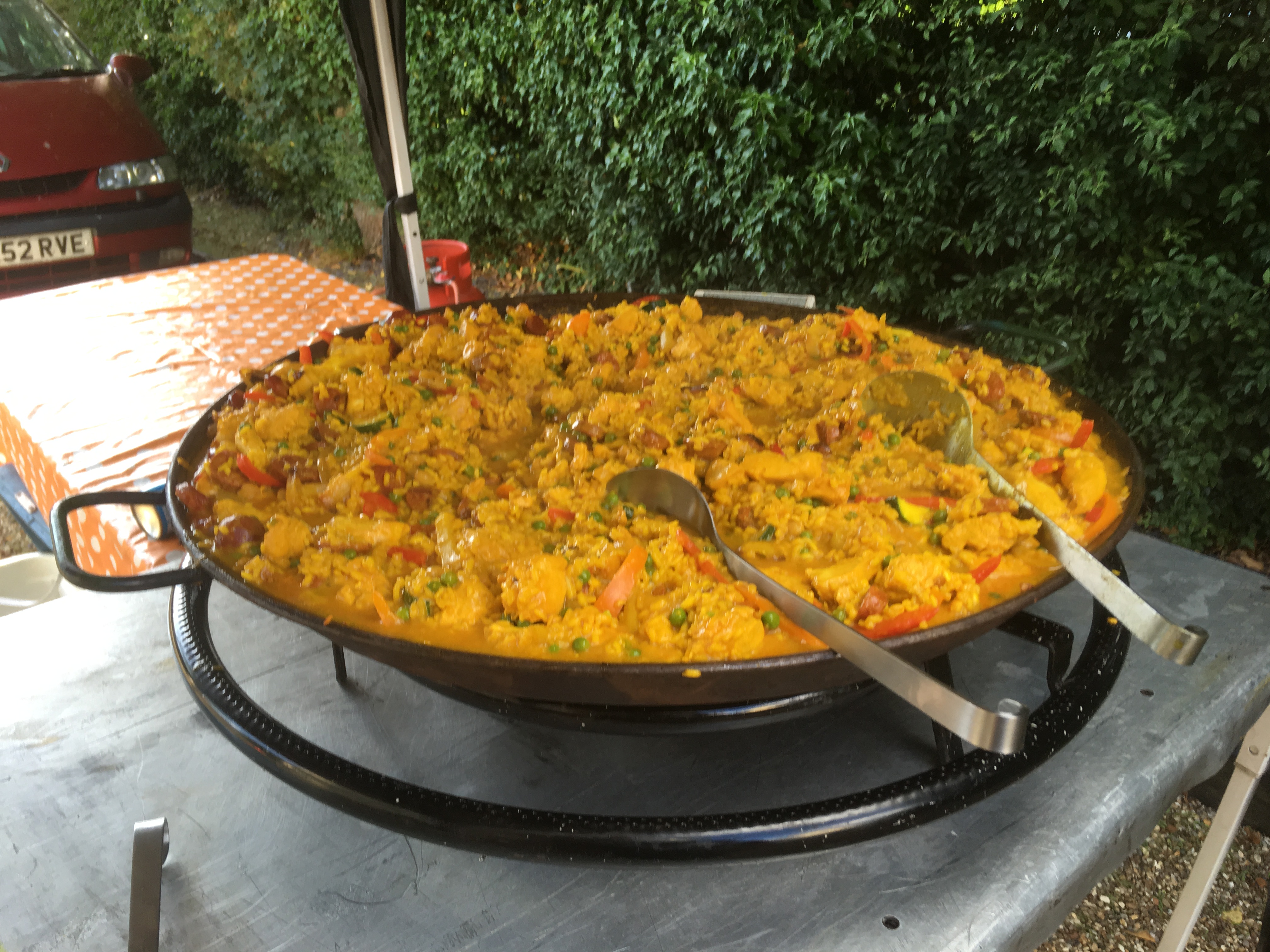 Authentic Spanish Paella Cooked in Huge Pans in Front of Your Guests