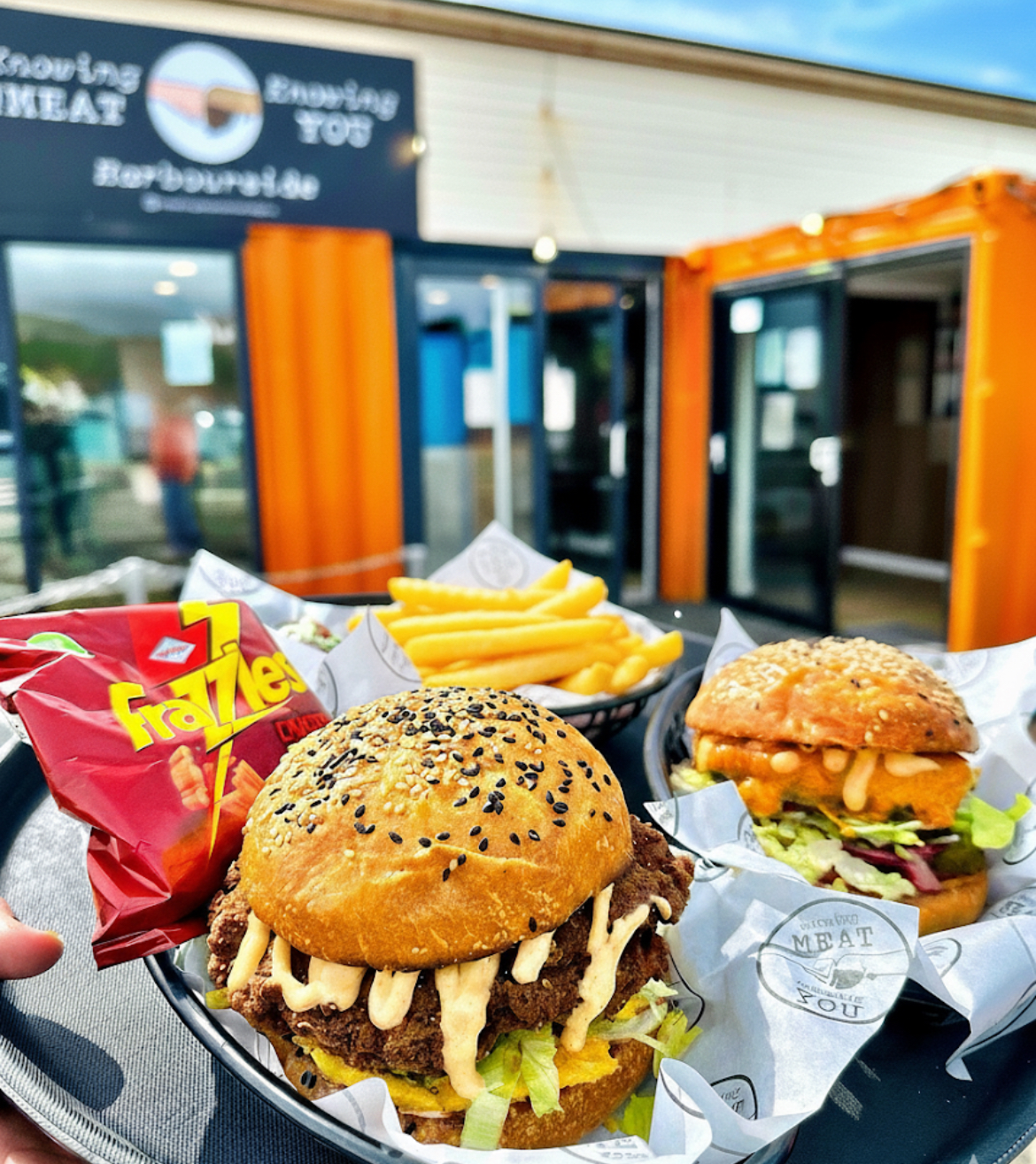 Gourmet Burgers with Naughty Next-Level Sides