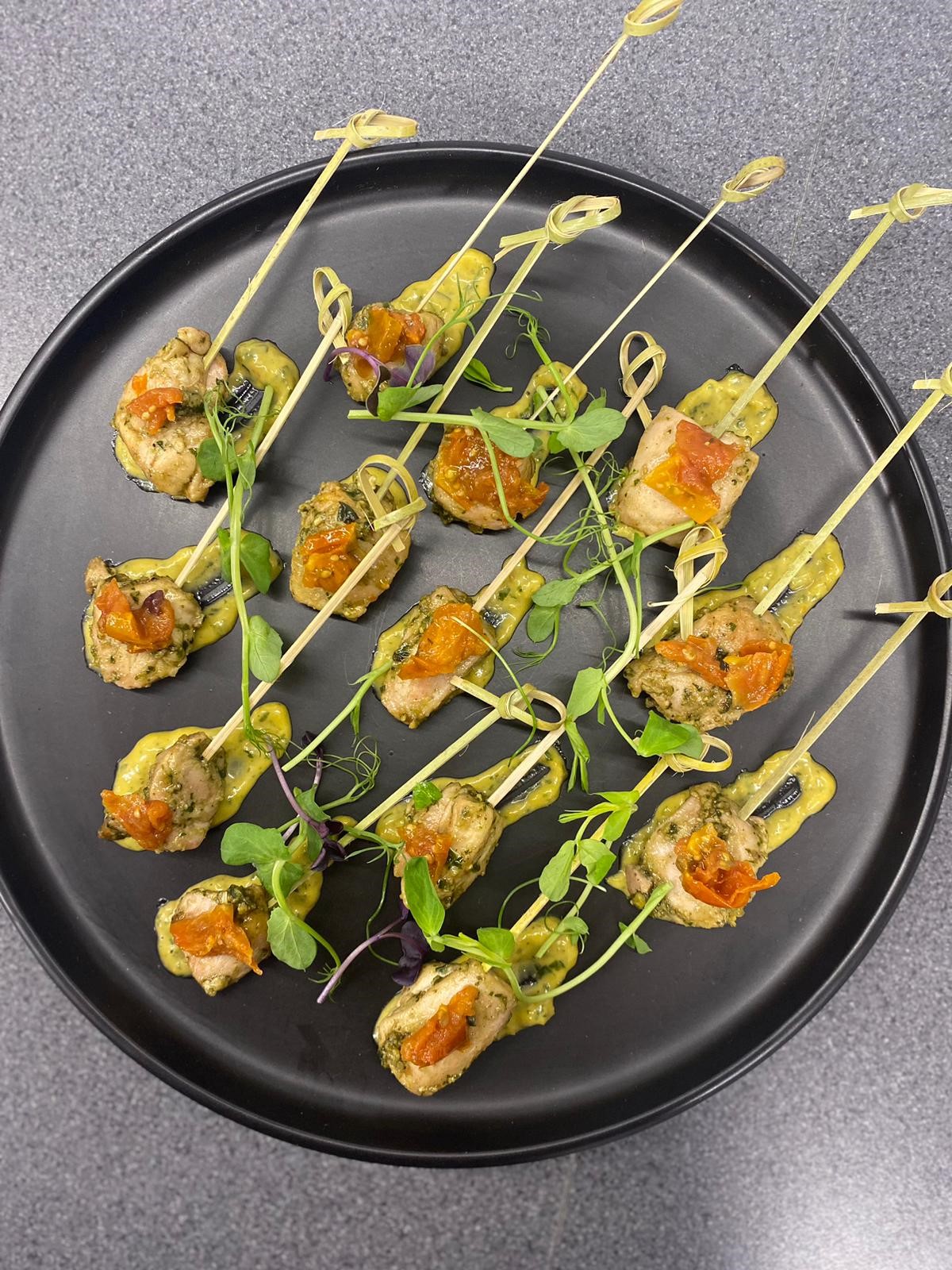 Uniquely Flavoured Canapes Using the Finest Ingredients